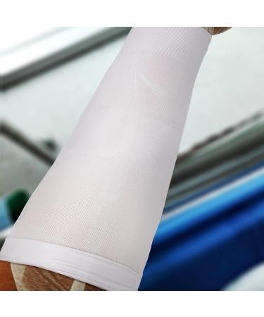 4 Pcs Adult Breathable Line Sleeves - White and Black | Comfortable Compression Arm Covers for Women, Men, and Kids - Buy Online on GoSupps.com