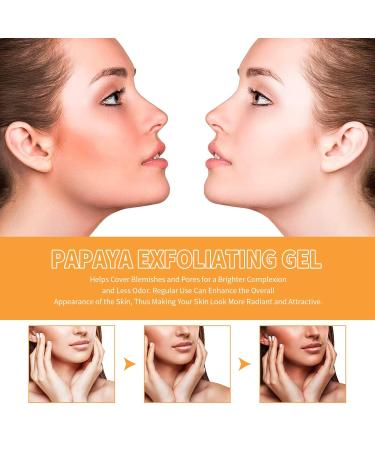 Skinetic 2Pack Papaya Deep Exfoliator with Papaya Essence - Facial and Body Scrub - Buy Online on GoSupps.com
