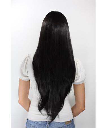 Buy WIG ME UP 3217-2 Black Long Straight Wig - 75 cm Middle Parting Hair (1 Pack) for International Shipping - Buy Online on GoSupps.com