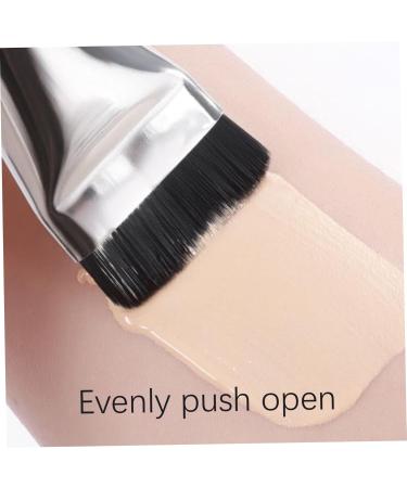 Flat Brush 5.4'' Flat Makeup Brush Thin Blade Liquid Brush Soft Bristles Contour Brush Concealer Brush for Streak-Free Coverage Natural Finish Liquid Brush - Buy Online on GoSupps.com