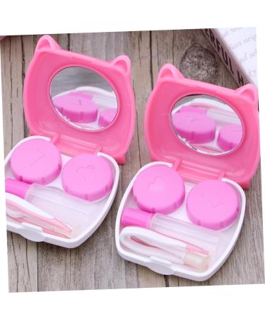 Buy Healvian 2ST Cartoon Contact Lens Container Cute Colored Lens Cases for Daily Use & Storage  - Buy Online on GoSupps.com