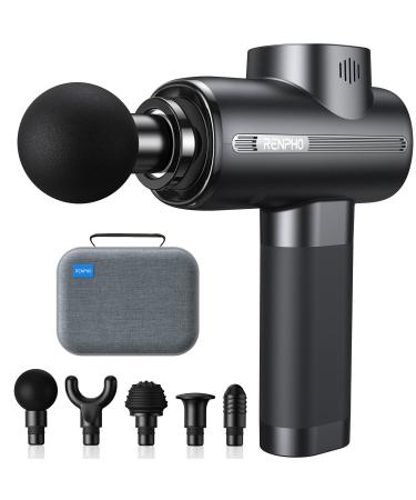 RENPHO 2022 New Massage Gun Deep Tissue, Percussion Muscle Massager Guns Handheld with Case for Home Office Workout Back Neck Massage, Electric Back Massagers, Body Massagers Men Women Fathers Gift - Buy Online on GoSupps.com
