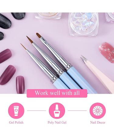2 Dotting Tools for Nails | Polish Manicure Liner Brush Set 15 Fine Tip Nail Dotting for Salon Home Nail Dotting Outlining Frifer 2 Pcs 15 Sets - Buy Online on GoSupps.com