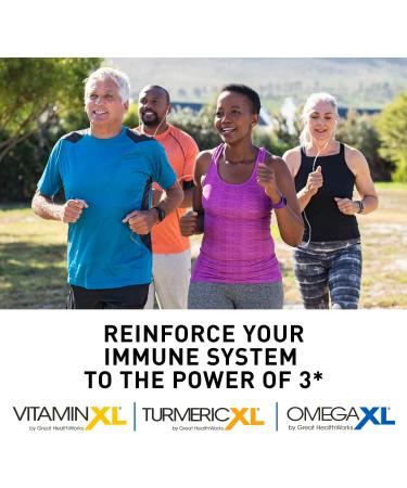 OmegaXL Immune Boosting Bundle: (2) 60 Count + TurmericXL + VitaminXL D3 for Optimal Immune Health - Buy Online on GoSupps.com