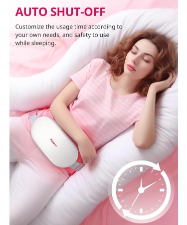 Funlover XL Portable Heating Pillows & Heating Belt - Wireless Menstrual Relief Gift for Teens & Women - Beige - Buy Online on GoSupps.com