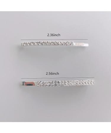 16-Piece Clear Rhinestone Bobby Pin Set | Shiny Hair Decor for Women - Buy Online on GoSupps.com