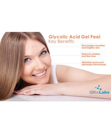 Professional Grade 50% Glycolic Acid Gel Peel with Chamomile & Green Tea - For Acne Scars, Wrinkles, Fine Lines - 1 fl oz - Buy Online on GoSupps.com