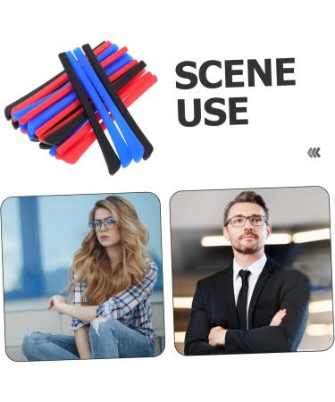 NIYANGLE 12 Pairs Soft Slip Eyeglass Holder for Comfortable Longterm Wearing Replacement Covers for Various Eyewear - Buy Online on GoSupps.com