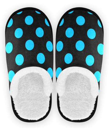 RPlife Spa Slippers - Green Watercolor Cactus & Multi-Colored Soft Guests Slippers for Women | Comfortable Large Blue Dab House Slippers - Buy Online on GoSupps.com