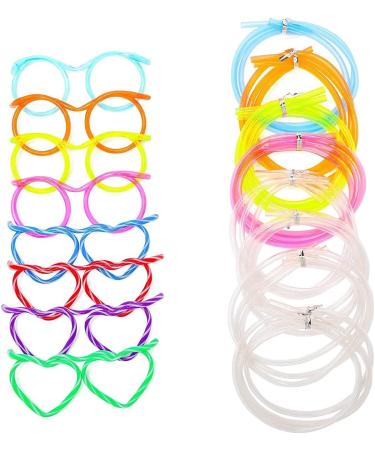 8Piece Silly Straw Eye Glasses Crazy Straws For Kids Kids Funny Glasses Silly Straws Reusable Party Supplies For Kids Crazy Straws For Skids Reusable  - Buy Online on GoSupps.com