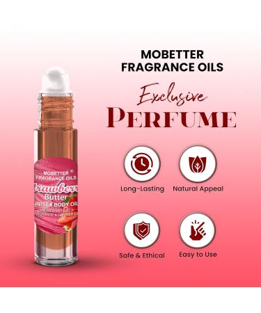 MOBETTER FRAGRANCE OILS Strawberry Butter Fragrance Body Oil for Unisex - Buy Online on GoSupps.com