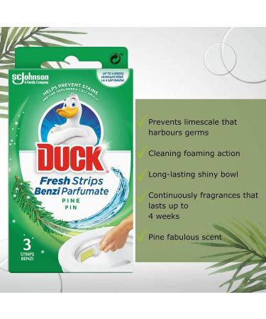 Toilet Cleaner Duck Bundle With Duck Toilet Fresh Brush Starter Kit 1 Handle & 4 Refills Duck Fresh Brush Refills 12pads And Duck Toilet Pine Fresh 3 Strips - Bathroom Cleaner Disposable Toilet Brush - Buy Online on GoSupps.com