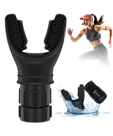 Portable Breathe Trainer with Pure Silicone Adjustable Oxy-fit Breathing Trainer Exercise Device with Variable Settings Improve Strength and Endurance Easy to Clean and Use