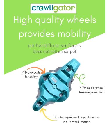 Crawligator Developmental Crawling Toy | Mobility for Infants 4-12 Months | HSA/FSA Eligible, Green - Buy Online on GoSupps.com
