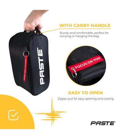 Water-Repellent Black Shoe Bag for Travel & Sports | Durable Versatile Design for Football Tennis & Golf - Buy Online on GoSupps.com