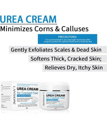 Urea 40% Foot Cream Cracked Heel Repair Cream Callus Remover For Dry And Hard Skin Feet and Hand Urea Lotion for Feet Maximum Strength Foot and Body Care - Buy Online on GoSupps.com