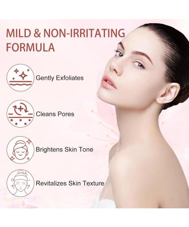 TIVLON Peeling gel gentle peeling lightening and moisturizing deep cleansing removes dead skin cells natural formula for sensitive skin face and body pearl 50 g - Buy Online on GoSupps.com