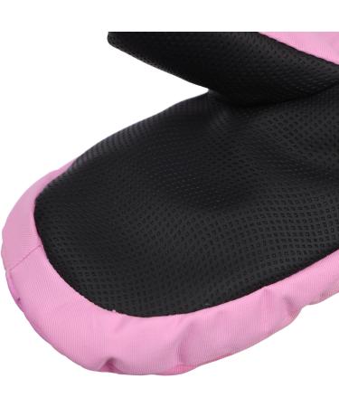 Waterproof Kids Mittens - Thermal Fleece Lined Winter Gloves for Age 7-9 Boys Girls - Pink - Ideal for Skiing, Snowboarding, Cycling - FAYHIJUN - Buy Online on GoSupps.com