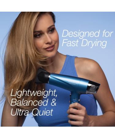 BaBylissPRO Nano Titanium Dual Ionic Lightweight High Speed Hairdryer with 2 Nozzles Diffuser and Straightening pick Black - Buy Online on GoSupps.com