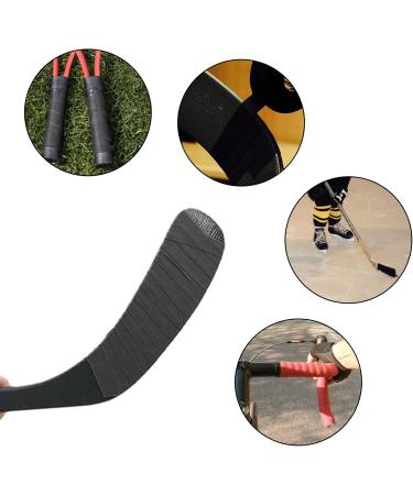 JORTMRD Ice Hockey Tape - Anti-Slip Handle Band for Hockey Sticks & Bats (2.5cm x 25m) - Black & Red - International Shipping Available - Buy Online on GoSupps.com