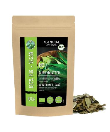 Organic curry leaves (100g) curry leaves organized organic curry leaf from controlled organic cultivation curry leaves 100% natural without additives 100 g