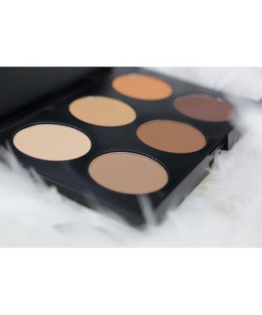 R Noble Contour Palette - Highlighter & Bronzer Kit - 6 Color Makeup Set - Buy Online on GoSupps.com