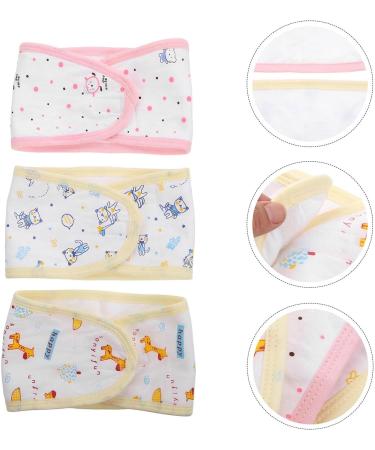 EXCEART 3pcs Baby Belly Band - Newborn Essentials Umbilical Cord Navel Belt - Infant Belly Band (Random Color) - Buy Online on GoSupps.com