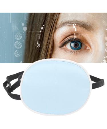 3 Pieces Amblyopia Eye Patch Silk Cotton Elastic Strap Full Cover Light Blocking Strabismus Eye Pad Adult Adjustable Single Eye Patch with Elastic Strap(Blue) - Buy Online on GoSupps.com