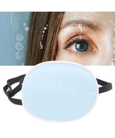 Buy Adjustable Amblyopia Eye Flap - Silk Cotton Elastic Eye Pad for Adults (Blue) | Comfortable Eye Valve for Left or Right Eye - Buy Online on GoSupps.com