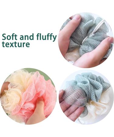 24 Pack Travel Loofah - Mini 4" Shower Poufs Individually Wrapped Bath Sponges in Multicolor for Easy Travel - Buy Online on GoSupps.com