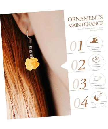 TEHAUX 40 Pcs Artificial Popcorn Charm Pendant Earring Dangle Charms Mini Figurine Charm Stoppers for Bracelets Food Fake Bracelet Charms DIY Accessories Flat Phone Case White Resin 3d 2.5X2cmx2pcs Yellowx2pcs - Buy Online on GoSupps.com