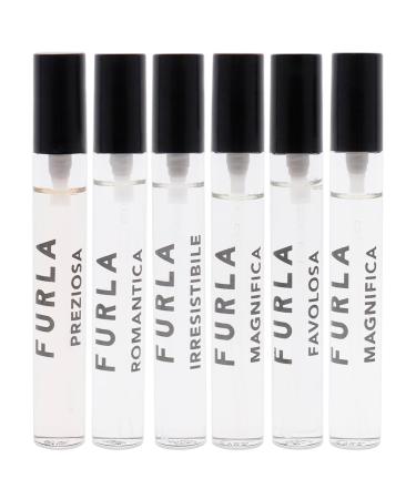 Furla Collection for Women - 5 Pc Mini GiftSet 5ml Preziosa EDP Spray 5ml Irresistible EDP Spray 5ml Magnefica EDP Spray 5ml Favolosa EDP Spray 5ml Romantica EDP Spray - Buy Online on GoSupps.com