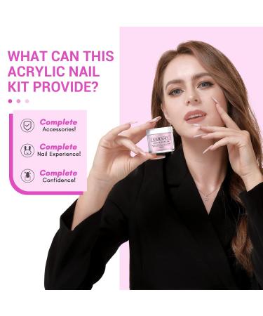 Saviland Acrylic Nail Kit Complete Acrylic Set with Powder Liquid Builder Gel Electric Nail Drill & Nail Art Tools for Home & Salon Use - Buy Online on GoSupps.com