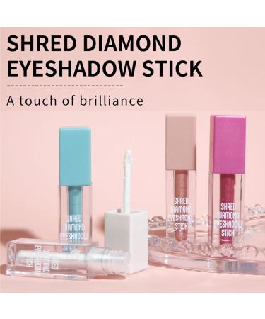 4 Colors Liquid Glitter Eyeshadow Highlighter Highlighting Glitter Liquid Eyeshadow Highlighter & Shimmer for Eyes/Face/Highlighter Sparkling Eye Makeup for Shimmering Galaxy Looks (01#White) - Buy Online on GoSupps.com