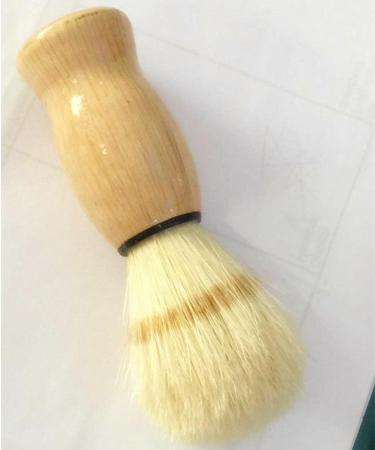 Premium 100mm Badger Hair Shaving Brush with Wooden Handle - Barber Salon Tool for Ultimate Shaving Experience | International Shipping Available - Buy Online on GoSupps.com