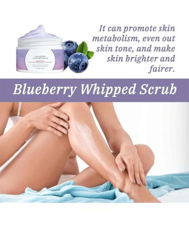 Blueberry Blended Scrub Blueberry Exfoliating Body Scrub Body Skin Scrub Body Scrub for Men and Women Moisturizing Skin - Buy Online on GoSupps.com