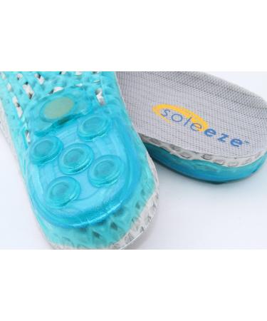 Soleeze Spring Loaded Shoe Inserts Insoles for Men & Women - Shock Absorbers - Size X Large (Men 11-13, Women 12+) - Buy Online on GoSupps.com