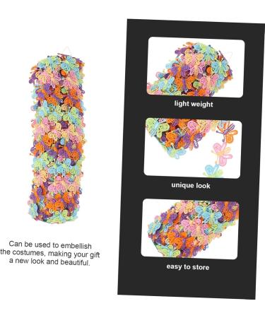 Lurrose 1 Roll Butterfly Water Soluble Lace Decor Lace Curtains Dress Trim Dress Pattern The Flowers Apparel - Buy Online on GoSupps.com