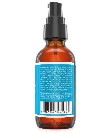 Niacinamide + Retinol Serum 2 oz - Anti-Aging Treatment for Wrinkles, Acne, Blemishes, and Pores - Buy Online on GoSupps.com