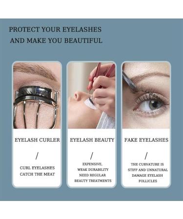 Heated Eyelash Curler Wand - Handheld Eye Lash Curler Portable Heated Lash Curler with Temperature Control Function for Hurtless Quick Natural Curling Long Lasting Eye Lashes - Buy Online on GoSupps.com