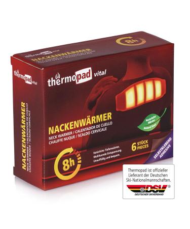 Thermopad Nack warmer-The original: 6x heat pads for 8 hours of heat I immediately ready for use with extra warm heat pads-ideal heating pillows for neck shoulder & back area - Buy Online on GoSupps.com
