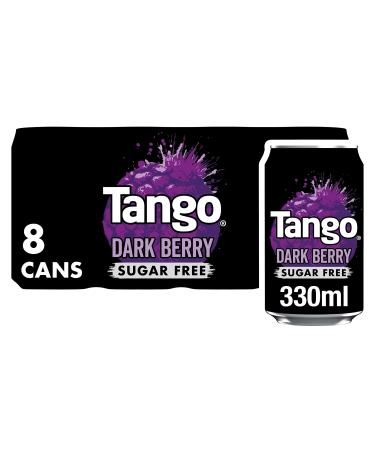 Tango Dark Berry Sugar Free 330ml (Pack of 8) Dark Berry 330ml (Pack of 8)