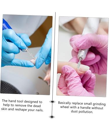 minkissy Sanding Replacement Steel Tools Acrylic Rotary Polisher Electric Bits Art Nails Head Removing Burr Polish Accessory Drill Nail Grinding Tungsten File Sander - Buy Online on GoSupps.com