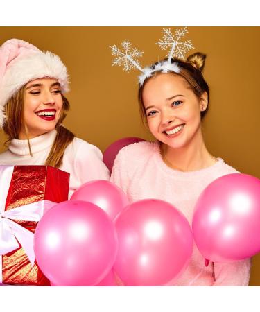 BORFUE 10 Pieces Snowflake Headband Boppers Snowflake Hair Hoop for Girls Party Banquet Hair Accessory - Buy Online on GoSupps.com