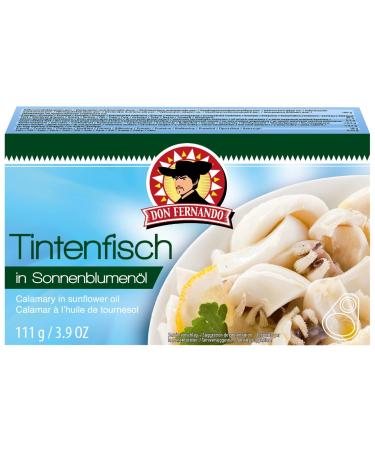Don Fernando Squid in sunflower oil 111 g
