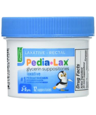 Fleet Pedia-Lax Glycerin Suppositories 12 Each
