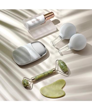 Zoe Ayla Facial Cupping Set - 2 Piece Cupping Kit for Massage Therapy Skin Improvement Blood Circulation Sculpting and Puffiness Reduction - Ships Internationally - Buy Online on GoSupps.com