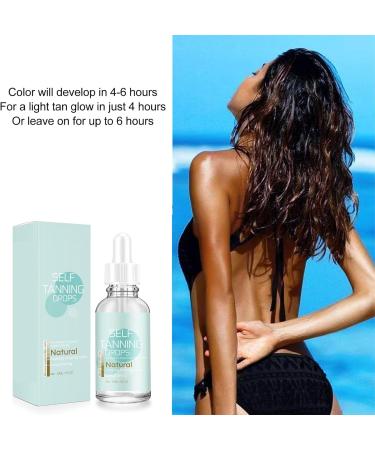  Fyearfly 30ml self-tanning drops easy to absorb soft and gradual tanning drops for the body for women and men - Buy Online on GoSupps.com