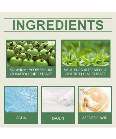 Green Tomato Clay Mask - Green Tomato Face Cleanser - Clean and Clear Cleanser - Face Wash for Dry Skin & Acne Prone Skin - Deep Pore Cleansing Hydrating & Moisturizing - Buy Online on GoSupps.com