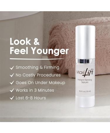 BioLogic Solutions MaxiLift Serum - Instant Face Lift Cream & Skin Tightening Serum for Youthful Skin in 2 Minutes | 0.5 Fl Oz - Buy Online on GoSupps.com